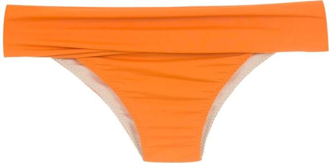 Clube Bossa Bikinislip met gedrapeerde taille Oranje