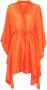 Clube Bossa Gedrapeerde jurk Oranje - Thumbnail 1