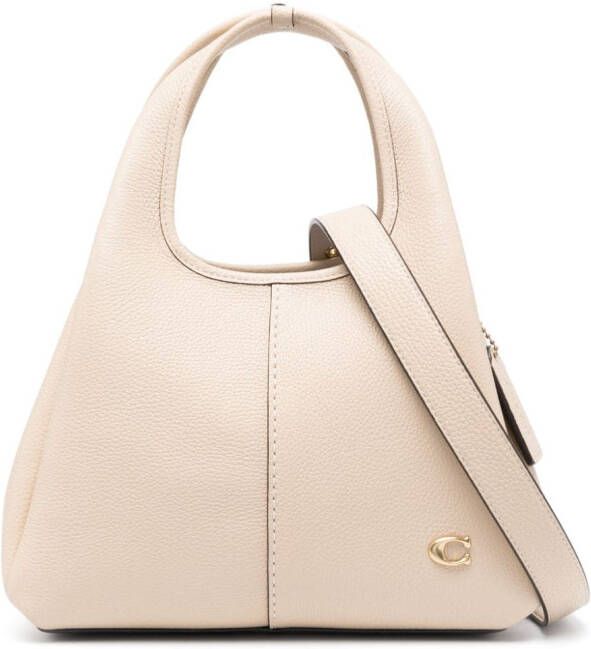 Coach Lana leren shopper Beige