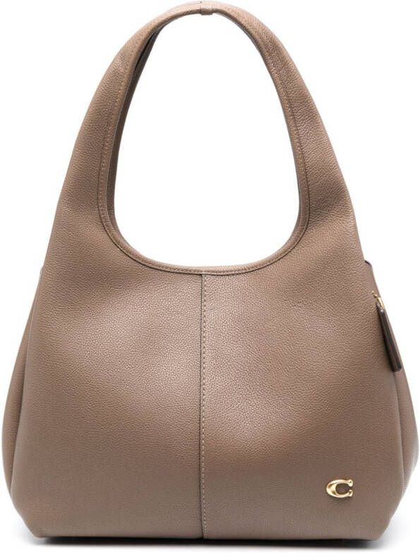 Coach Lana leren shopper Bruin
