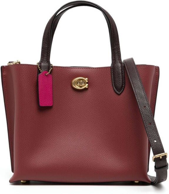 Coach Willow 24 shopper Rood