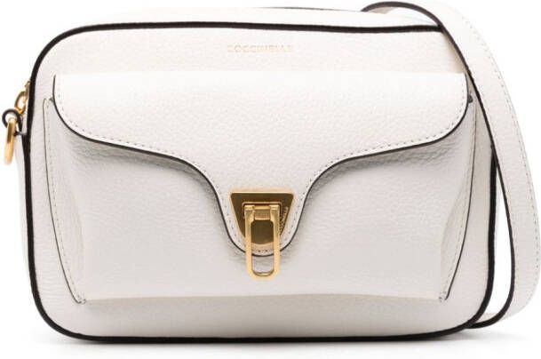 Coccinelle Beat leren crossbodytas Wit