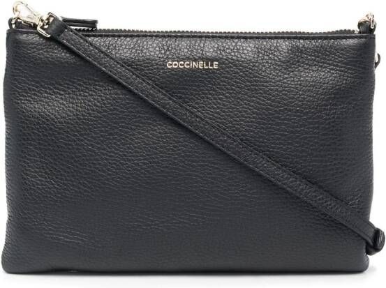 Coccinelle Crossbodytas met reliëf Zwart