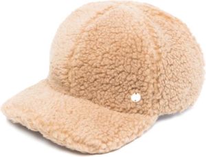 Coccinelle Lillibeth faux-shearling baseball cap Beige