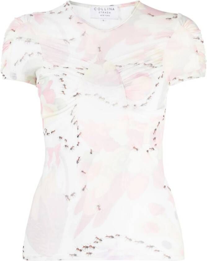 Collina Strada T-shirt met korte mouwen Roze