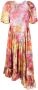 Collina Strada Midi-jurk met print Roze - Thumbnail 1