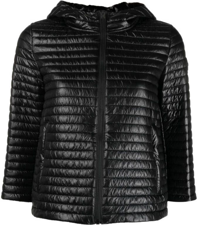 Colmar Donsjack met cropped mouwen Zwart