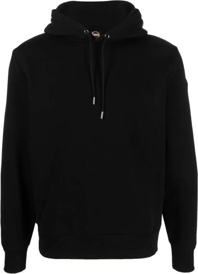 Colmar Hoodie met logopatch Zwart