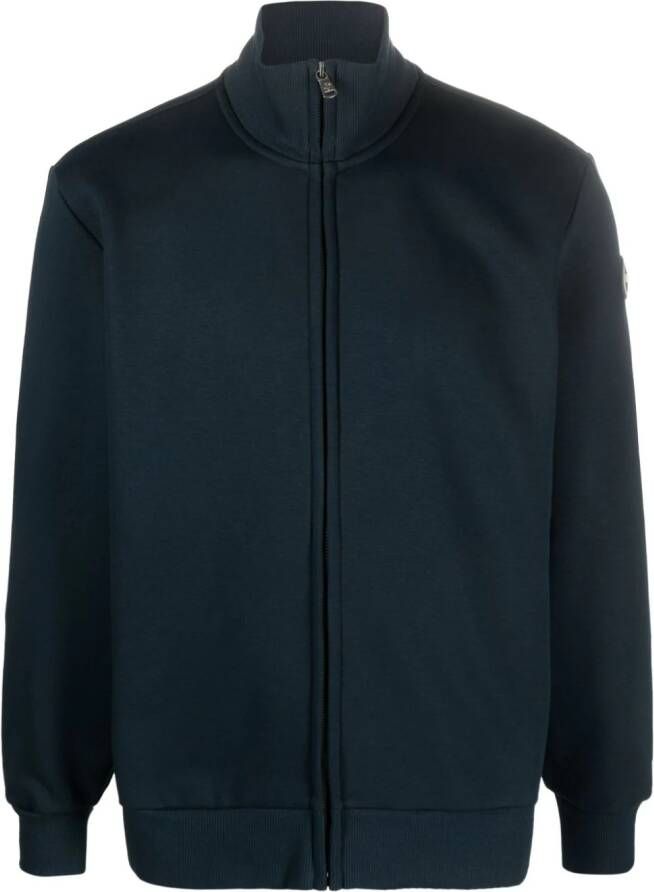 Colmar Sweater met logopatch Blauw