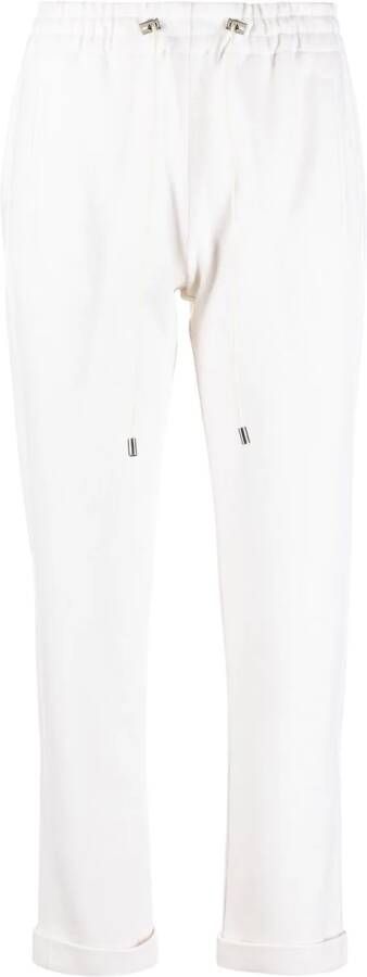 Colombo Broek met elastische tailleband Wit