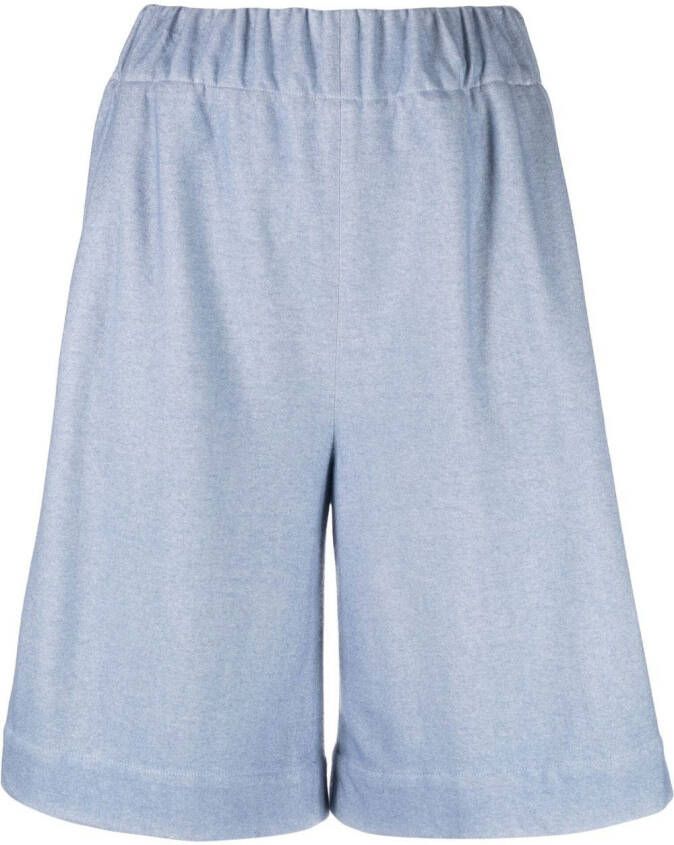 Colombo Fijngebreide shorts Blauw