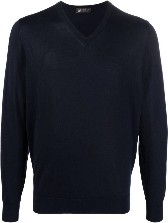 Colombo Kasjmier trui Blauw