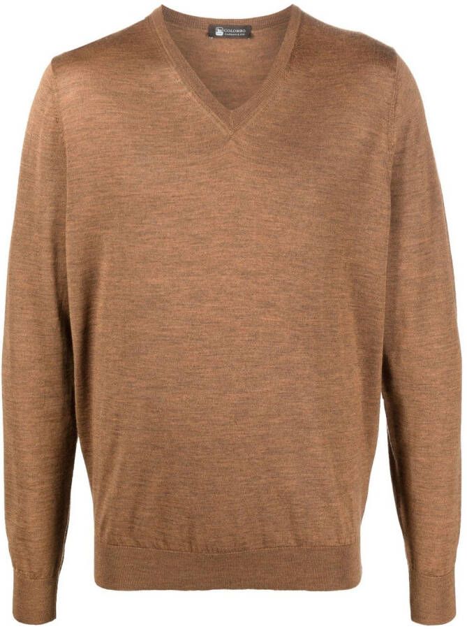 Colombo Kasjmier trui Bruin