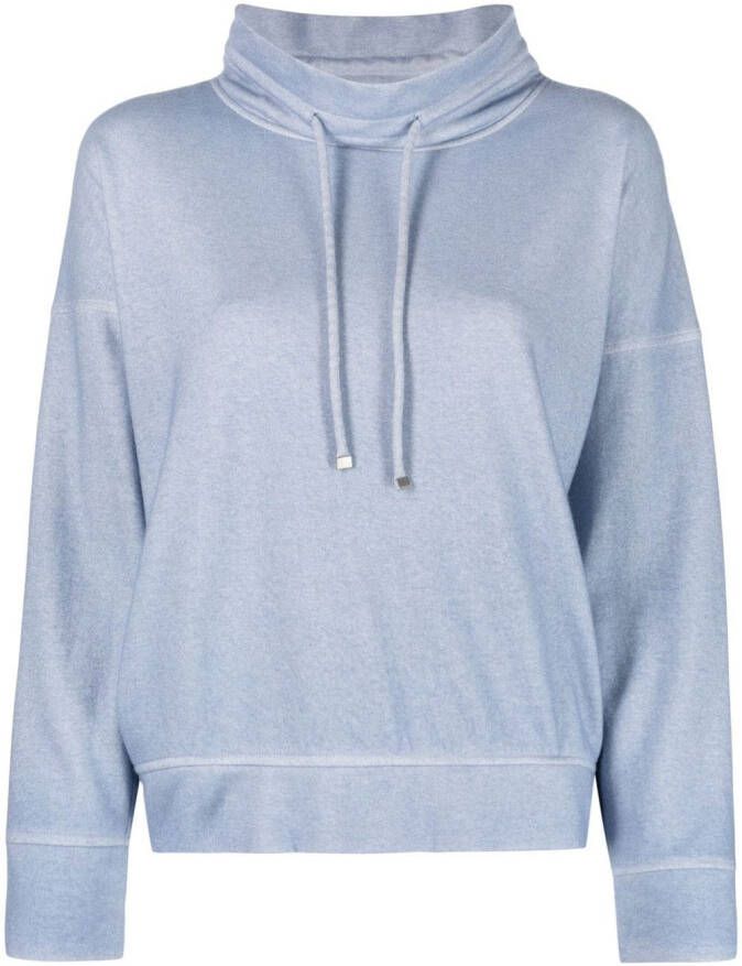 Colombo Sweater met trekkoord Blauw