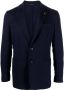 Colombo Wollen blazer Blauw - Thumbnail 1