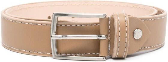 Colorichiari Leren riem Beige