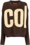 Colville Intarsia trui Bruin - Thumbnail 1