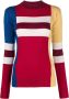 Colville Trui met colourblocking Rood - Thumbnail 1