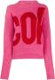 Colville Trui met geborduurd logo Roze - Thumbnail 1