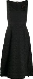 Comme Des Garçons A-lijn midi-jurk Zwart