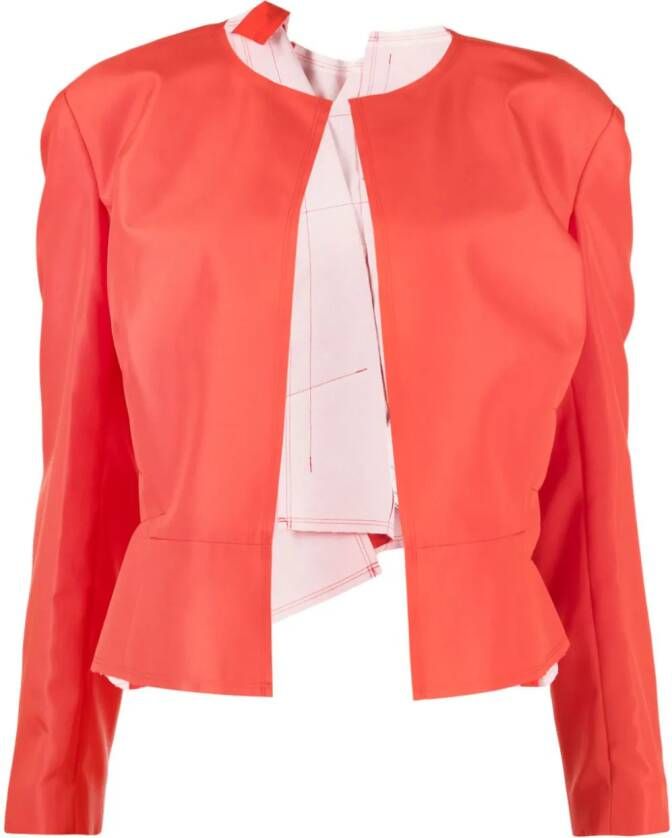 Comme Des Garçons Asymmetrisch jack Rood