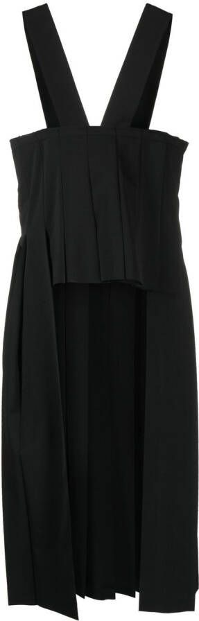 Comme Des Garçons Comme Des Garçons Geplooide jurk Zwart