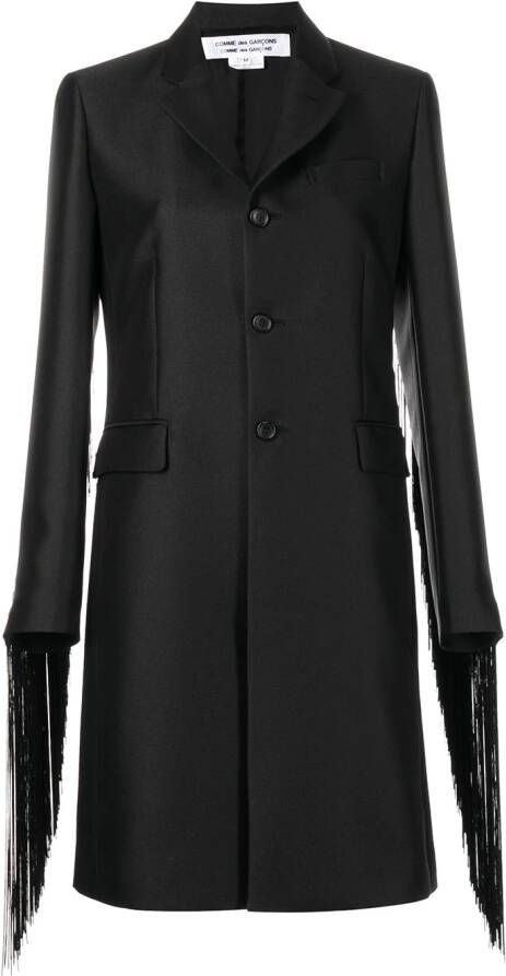 Comme Des Garçons Comme Des Garçons Jas met enkele rij knopen Zwart