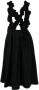 Comme Des Garçons Comme Des Garçons Jurk met ruche afwerking Zwart - Thumbnail 1