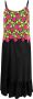 Comme Des Garçons Comme Des Garçons Midi-jurk met bloemenkant Zwart - Thumbnail 1