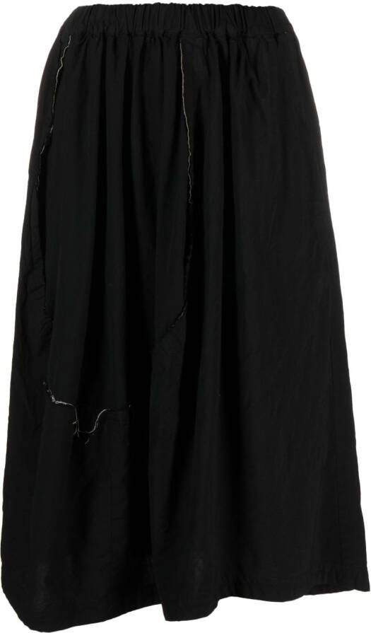 Comme Des Garçons Comme Des Garçons Rok met draaddetail Zwart