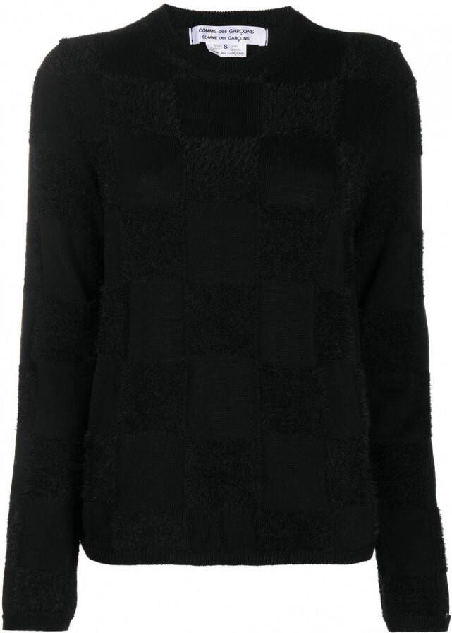 Comme Des Garçons Comme Des Garçons Trui met textuur Zwart