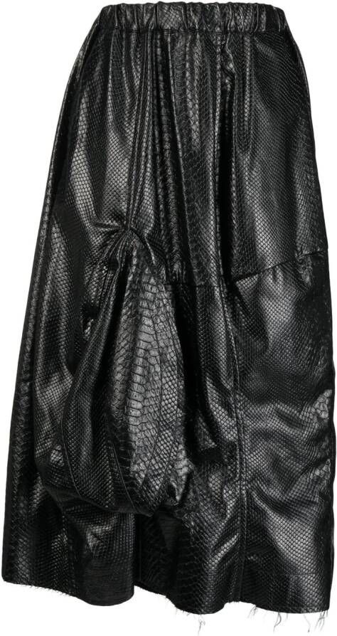 Comme Des Garçons High waist jurk Zwart