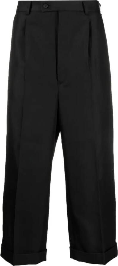 Comme des Garçons Homme Cropped broek Zwart