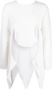 Comme Des Garçons Homme Plus Asymmetrische trui Wit