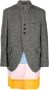 Comme des Garçons Homme Plus Blazer met colourblocking Grijs - Thumbnail 1