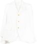 Comme des Garçons Homme Plus Blazer met enkele rij knopen Wit - Thumbnail 1