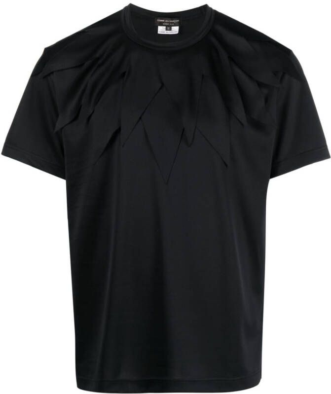 Comme des Garçons Homme Plus T-shirt met uitgesneden detail Zwart