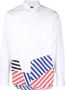 Comme des Garçons Homme Plus Gestreept overhemd Wit - Thumbnail 1
