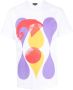 Comme des Garçons Homme Plus T-shirt met print Wit - Thumbnail 1