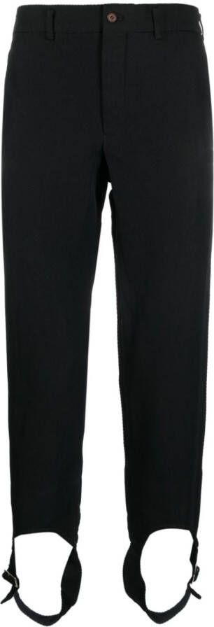 Comme des Garçons Homme Plus High waist broek Zwart