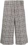 Comme des Garçons Homme Plus Shorts met pied-de-poule print Zwart - Thumbnail 1