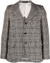 Comme des Garçons Homme Plus Blazer met pied-de-poule print Zwart - Thumbnail 1