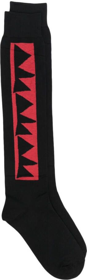 Comme des Garçons Homme Plus Intarsia sokken Zwart