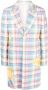 Comme des Garçons Homme Plus Jas met patchwork Blauw - Thumbnail 1