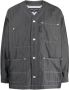 Comme des Garçons Homme Shirtjack met contrasterend stiksel Zwart - Thumbnail 1