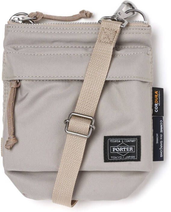 Comme des Garçons Homme x Porter schoudertas met rits Beige