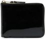 Comme Des Garçons Wallet Portemonnee van lakleer Zwart - Thumbnail 1