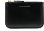 Comme Des Garçons Wallet Leren portemonnee Zwart - Thumbnail 1