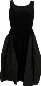 Comme Des Garçons Midi-jurk met getextureerd-effect Zwart