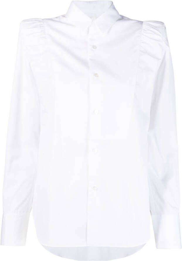 Noir Kei Ninomiya Blouse met pofmouwen Wit